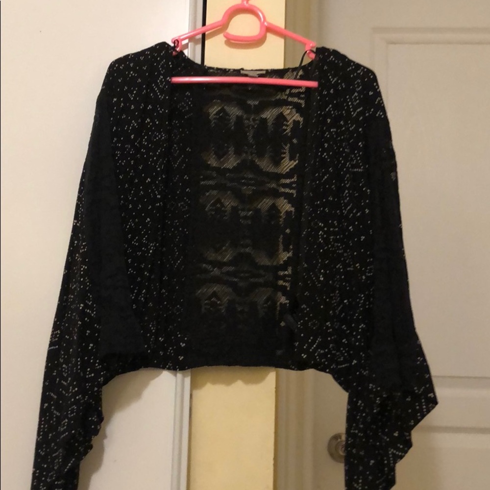 Urban Outfitters Lace Cropped Kimono!